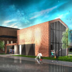 Wizualizacje zagospodarowania dziedzińca Ostrowieckiego Browaru Kultury / Grzegorz Dresler