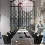 Wizualizacje zagospodarowania dziedzińca Ostrowieckiego Browaru Kultury / Grzegorz Dresler / Radio Kielce