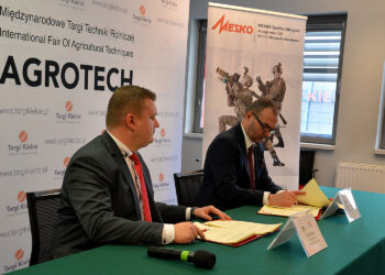 Podpisanie porozumienia między firmami Mesko S.A., Mesko-Rol i Mesko AGD / Targi Kielce S.A.