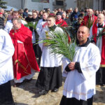 Uroczystości Niedzieli Palmowej w sanktuarium na Świętym Krzyżu / Tomasz Piwko / Radio Kielce