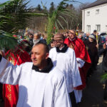 Uroczystości Niedzieli Palmowej w sanktuarium na Świętym Krzyżu / Tomasz Piwko / Radio Kielce