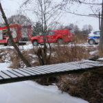 Wypadek w elektrowni wodnej w Bieleckich Młynach, w powiecie kieleckim / Michał Kita / Radio Kielce