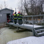 Wypadek w elektrowni wodnej w Bieleckich Młynach, w powiecie kieleckim / Michał Kita / Radio Kielce