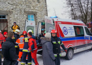 Wypadek w elektrowni wodnej w Bieleckich Młynach, w powiecie kieleckim / Michał Kita / Radio Kielce