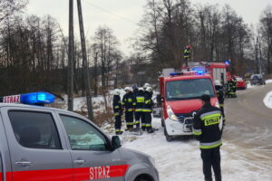 Wypadek w elektrowni wodnej w Bieleckich Młynach, w powiecie kieleckim / Michał Kita / Radio Kielce