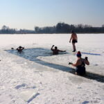 Morsowanie w zalewie w Strawczynie / Michał Kita / Radio Kielce