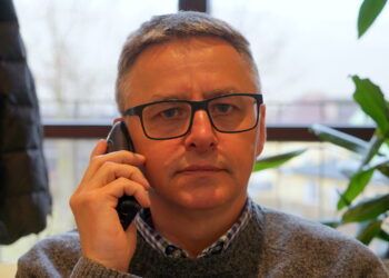 dr Piotr Kędzierawski ze Świętokrzyskiego Centrum Onkologii / Kamil Król / Radio Kielce