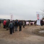 Interwencja: protestują, bo nie chcą kopalni / Piotr Michalski / Radio Kielce