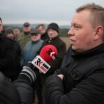 Interwencja: protestują, bo nie chcą kopalni / Piotr Michalski / Radio Kielce