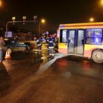 Kielce. Zderzenie autobusu MPK z samochodem osobowym na ulicy Tarnowskiej / Jarosław Kubalski / Radio Kielce