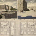 27.03.2018 Kielce. Politechnika Świętokrzyska. Wystawa najlepszych prac dyplomowych architektów. Instytut Nauki i Techniki w Rzeszowie / Jarosław Kubalski / Radio Kielce