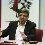 02.03.2018 Radio Kielce. Spotkanie prezesów rozgłośni regionalnych Polskiego Radia. Witold Kołodziejski, Przewodniczący Krajowej Rady Radiofonii i Telewizji / Jarosław Kubalski / Radio Kielce