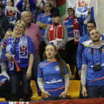 03032018 Kielce.  Liga Mistrzów. PGE Vive Kielce - Mieszkow Brześć. Kibice Mieszkowa / Jarosław Kubalski / Radio Kielce