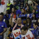 03032018 Kielce.  Liga Mistrzów. PGE Vive Kielce - Mieszkow Brześć. Kibice Mieszkowa / Jarosław Kubalski / Radio Kielce