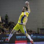 03032018 Kielce.  Liga Mistrzów. PGE Vive Kielce - Mieszkow Brześć. Michał Jurecki / Jarosław Kubalski / Radio Kielce