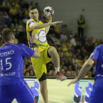 03032018 Kielce.  Liga Mistrzów. PGE Vive Kielce - Mieszkow Brześć. Alex Dujszebajew / Jarosław Kubalski / Radio Kielce