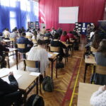 05.03.2018 Kielce. Finał VI Świętokrzyskiego Turnieju Językowego w V LO im. ks. Piotra Ściegiennego / Jarosław Kubalski / Radio Kielce