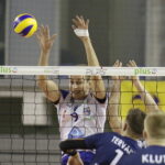 07.03.2018 Kielce. 24 kolejka Plus Ligi. Mecz Dafi Społem Kielce - Espadon Szczecin. Aleksiej Nalobin / Jarosław Kubalski / Radio Kielce