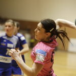 07.03.2018 Kielce. Mecz 15.kolejki PGNiG Superligi, Korona Handball - GTPR Gdynia. Magdalena Kedzior / Jarosław Kubalski / Radio Kielce