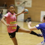 07.03.2018 Kielce. Mecz 15.kolejki PGNiG Superligi, Korona Handball - GTPR Gdynia. Priscila Dos Santos / Jarosław Kubalski / Radio Kielce