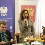 07.03.2018 Kielce. UW. Pierwsze spotkanie organizacyjne dotyczące obchodów 100 lecia odzyskania niepodległości pod patronatem wojewody i prezydenta. Wojewoda Agata Wojtyszek i prezydent Kielc Wojciech Lubawski / Jarosław Kubalski / Radio Kielce