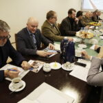 07.03.2018 Kielce. UW. Pierwsze spotkanie organizacyjne dotyczące obchodów 100 lecia odzyskania niepodległości pod patronatem wojewody i prezydenta / Jarosław Kubalski / Radio Kielce