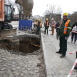 13.03.2018 Kielce. Ulica Lecha Kaczyńskiego. Awaria kanalizacji / Jarosław Kubalski / Radio Kielce