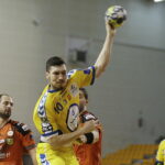 14.03.2018 Kielce. Piłka ręczna. Puchar Polski. Mecz PGE Vive Kielce - Zagłębie Lubin. Alex Dujszebajew / Jarosław Kubalski / Radio Kielce