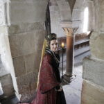 16.03.2018 Wąchock. Opactwo Cystersów. Zdjęcia do serialu „Korona Królów” / Jarosław Kubalski / Radio Kielce