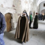 16.03.2018 Wąchock. Opactwo Cystersów. Zdjęcia do serialu „Korona Królów” / Jarosław Kubalski / Radio Kielce