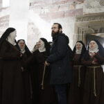 16.03.2018 Wąchock. Opactwo Cystersów. Zdjęcia do serialu „Korona Królów” / Jarosław Kubalski / Radio Kielce