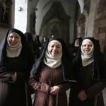 16.03.2018 Wąchock. Opactwo Cystersów. Zdjęcia do serialu „Korona Królów” / Jarosław Kubalski / Radio Kielce