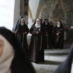 16.03.2018 Wąchock. Opactwo Cystersów. Zdjęcia do serialu „Korona Królów” / Jarosław Kubalski / Radio Kielce