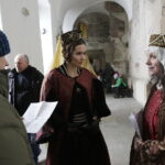 16.03.2018 Wąchock. Opactwo Cystersów. Zdjęcia do serialu „Korona Królów” / Jarosław Kubalski / Radio Kielce