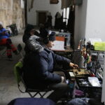 16.03.2018 Wąchock. Opactwo Cystersów. Zdjęcia do serialu „Korona Królów” / Jarosław Kubalski / Radio Kielce