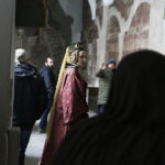 16.03.2018 Wąchock. Opactwo Cystersów. Zdjęcia do serialu „Korona Królów” / Jarosław Kubalski / Radio Kielce