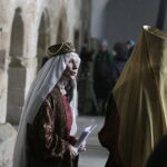 16.03.2018 Wąchock. Opactwo Cystersów. Zdjęcia do serialu „Korona Królów” / Jarosław Kubalski / Radio Kielce