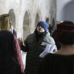 16.03.2018 Wąchock. Opactwo Cystersów. Zdjęcia do serialu „Korona Królów” / Jarosław Kubalski / Radio Kielce