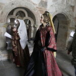 16.03.2018 Wąchock. Opactwo Cystersów. Zdjęcia do serialu „Korona Królów” / Jarosław Kubalski / Radio Kielce