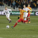 17.03.2018 Kielce. 28. kolejka LOTTO Ekstraklasy. Mecz Korona Kielce - Górnik Zabrze. Rzut karny wykonuje Goran Cvijanović / Jarosław Kubalski / Radio Kielce