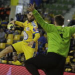 17.03.2018 Kielce. Mecz 27. kolejki PGNIG Superligi PGE Vive Kielce - Sandra Spa Pogoń Szczecin. Dean Bombać / Jarosław Kubalski / Radio Kielce