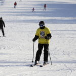 18.03.2018 Krajno Stok narciarski. Stefan Pożoga ustanowił rekord Guinessa w czasie jazdy na nartach. Jeździł nieprzerwanie przez 25 godzin i 10 minut / Jarosław Kubalski / Radio Kielce