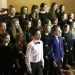 18.03.2018 Daleszyce. XIV Festiwal Wielkopostny. Szkolne Nutki z Niekłania Wielkiego / Jarosław Kubalski / Radio Kielce