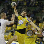 20.03.2018 Kielce. Mecz PGE Vive Kielce - Gwardia Opole. Michał Jurecki / Jarosław Kubalski / Radio Kielce