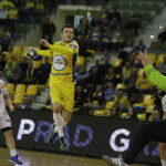 20.03.2018 Kielce. Mecz PGE Vive Kielce - Gwardia Opole. Mateusz Jachlewski / Jarosław Kubalski / Radio Kielce