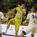 20.03.2018 Kielce. Mecz PGE Vive Kielce - Gwardia Opole. Marko Mamić / Jarosław Kubalski / Radio Kielce