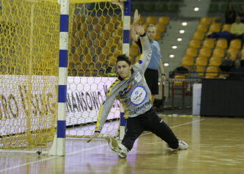 20.03.2018 Kielce. Mecz PGE Vive Kielce - Gwardia Opole. Kasper Kijewski / Jarosław Kubalski / Radio Kielce