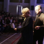 23.03.2018 Kielce. Aktorka Anna Seniuk odwiedziła Liceum Plastyczne / Jarosław Kubalski / Radio Kielce