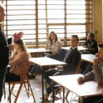 08.03.2018 Kielce. Zespół Szkół Przemysłu Spożywczego. Próbna matura / Jarosław Kubalski / Radio Kielce