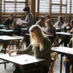 08.03.2018 Kielce. Zespół Szkół Przemysłu Spożywczego. Próbna matura / Jarosław Kubalski / Radio Kielce